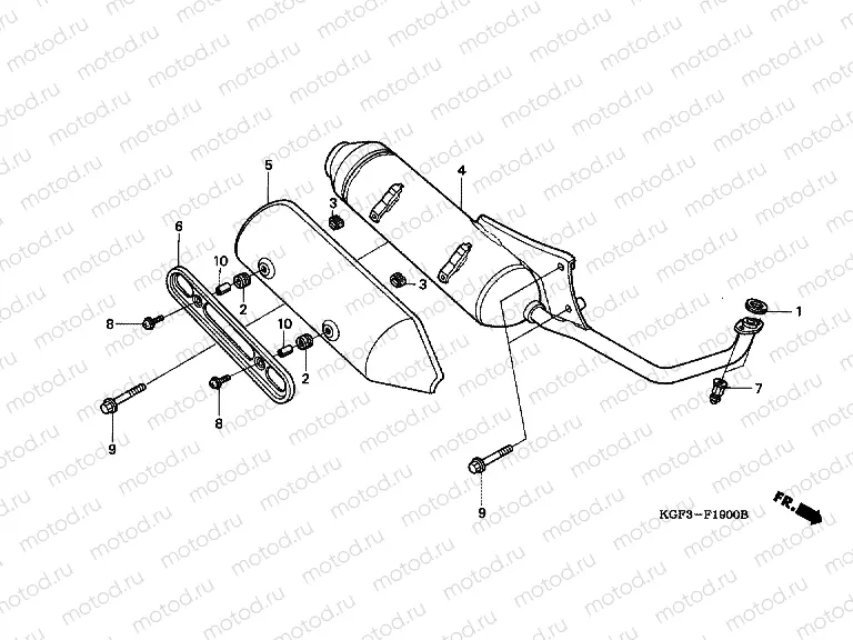F-19 EXHAUST DRUM