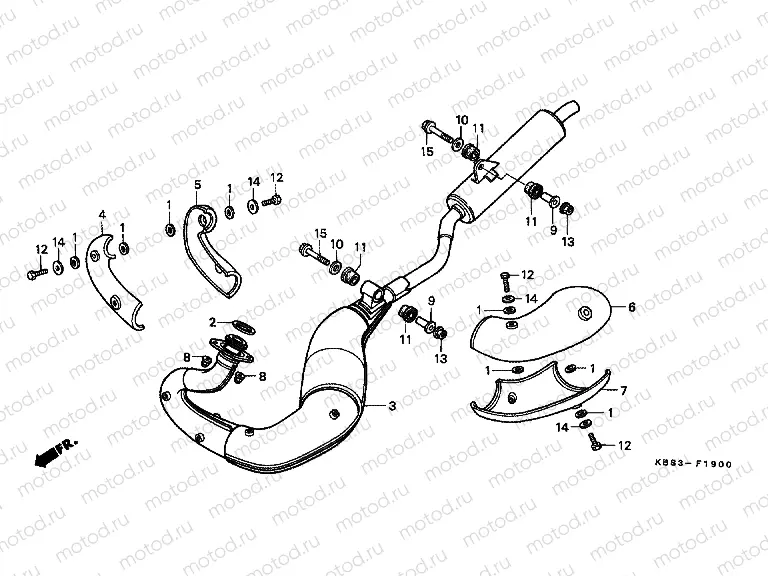 F-19 EXHAUST DRUM