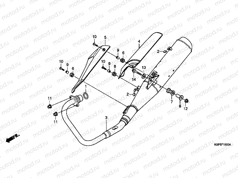 F-19 EXHAUST DRUM