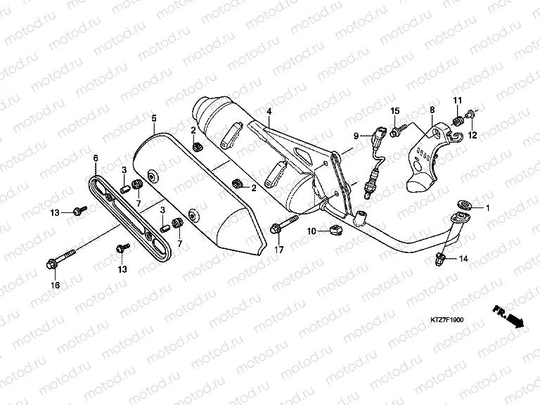 F-19 EXHAUST DRUM