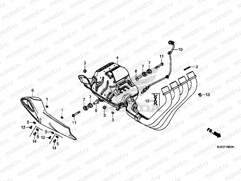 F-19 EXHAUST MUFFLER