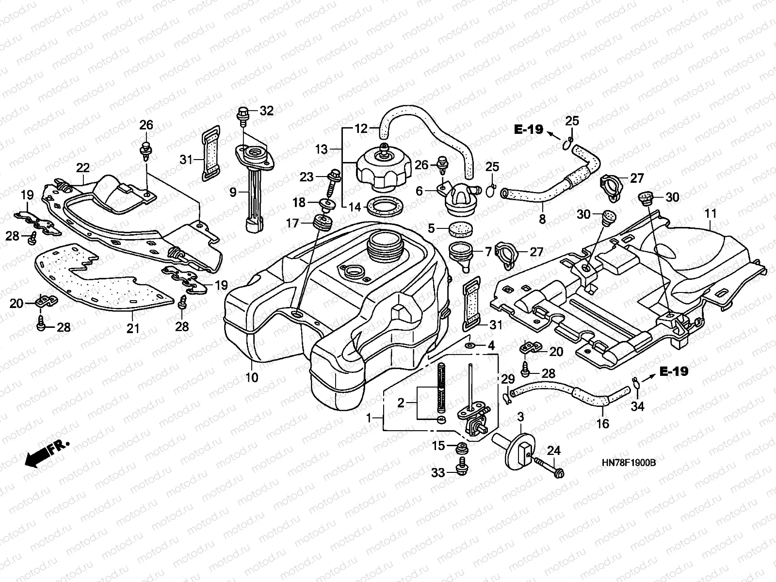 F-19 FUEL TANK