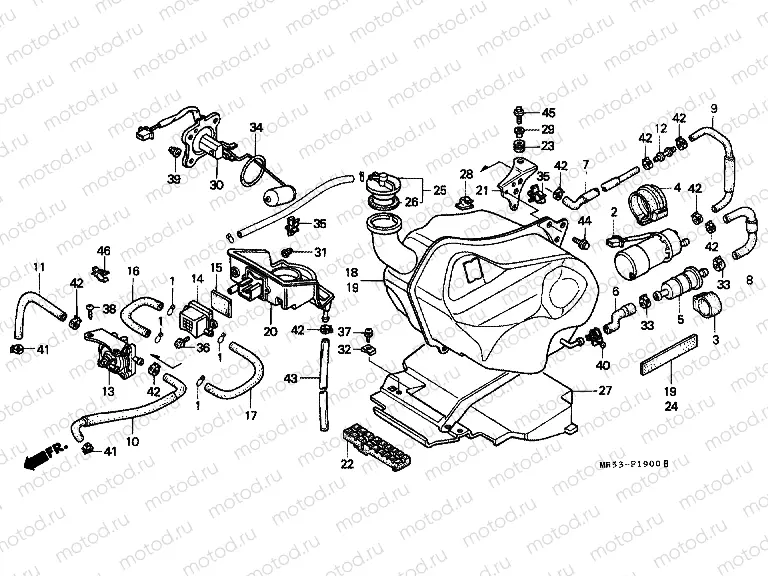 F-19 FUEL TANK / FUEL PUMP