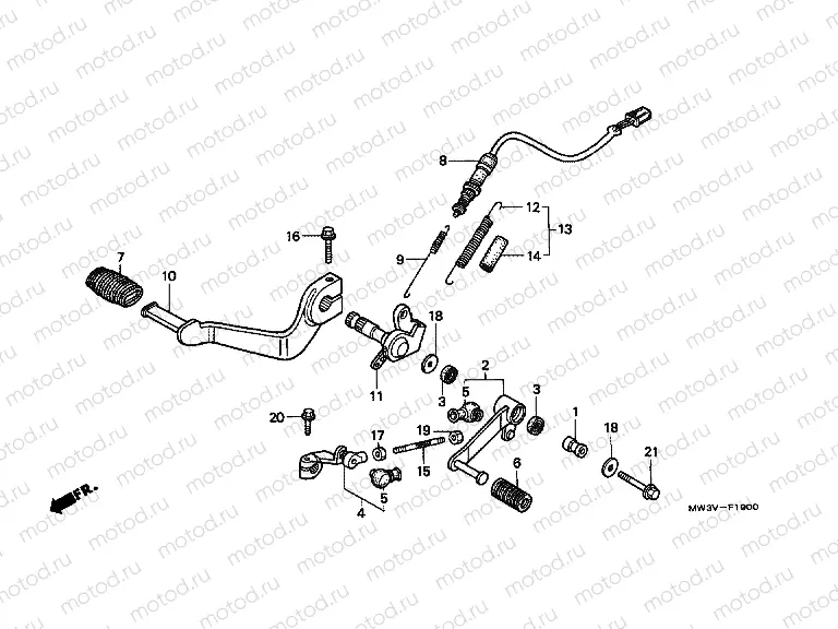 F-19 PEDAL