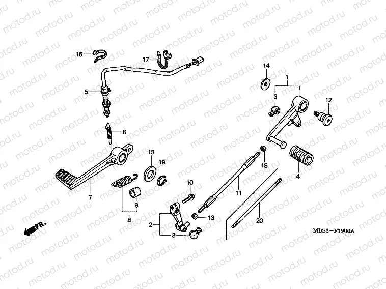 F-19 PEDAL
