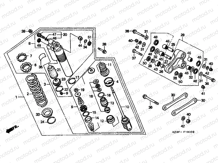 F-19 REAR SHOCK ABSORBER (1)