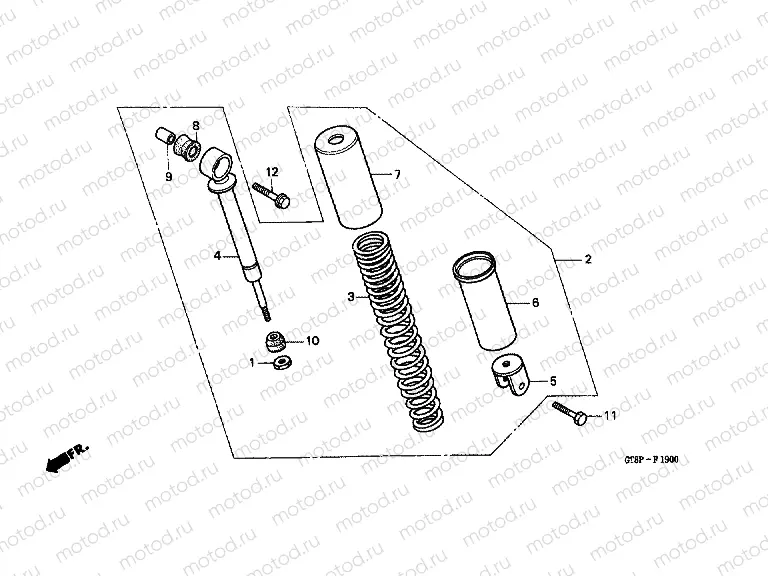 F-19 REAR SHOCK ABSORBER