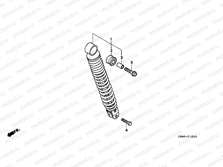 F-19 REAR SHOCK ABSORBER