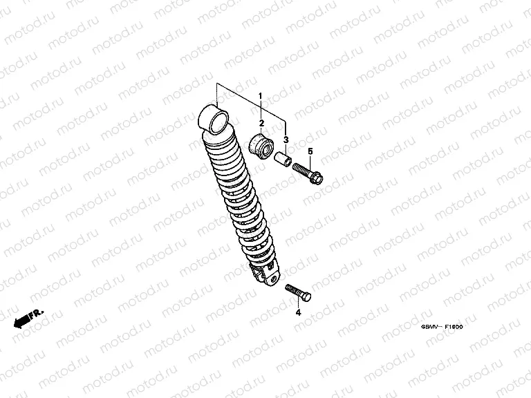 F-19 REAR SHOCK ABSORBER