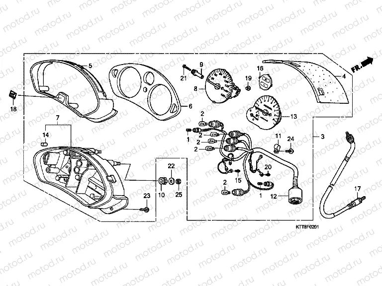 F-2-1 METER (CBF150SHA)