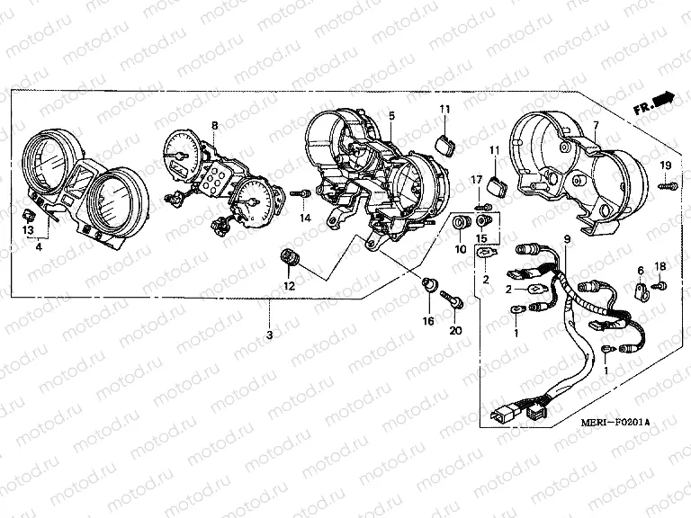 F-2-1 METER (CBF600N / NA)