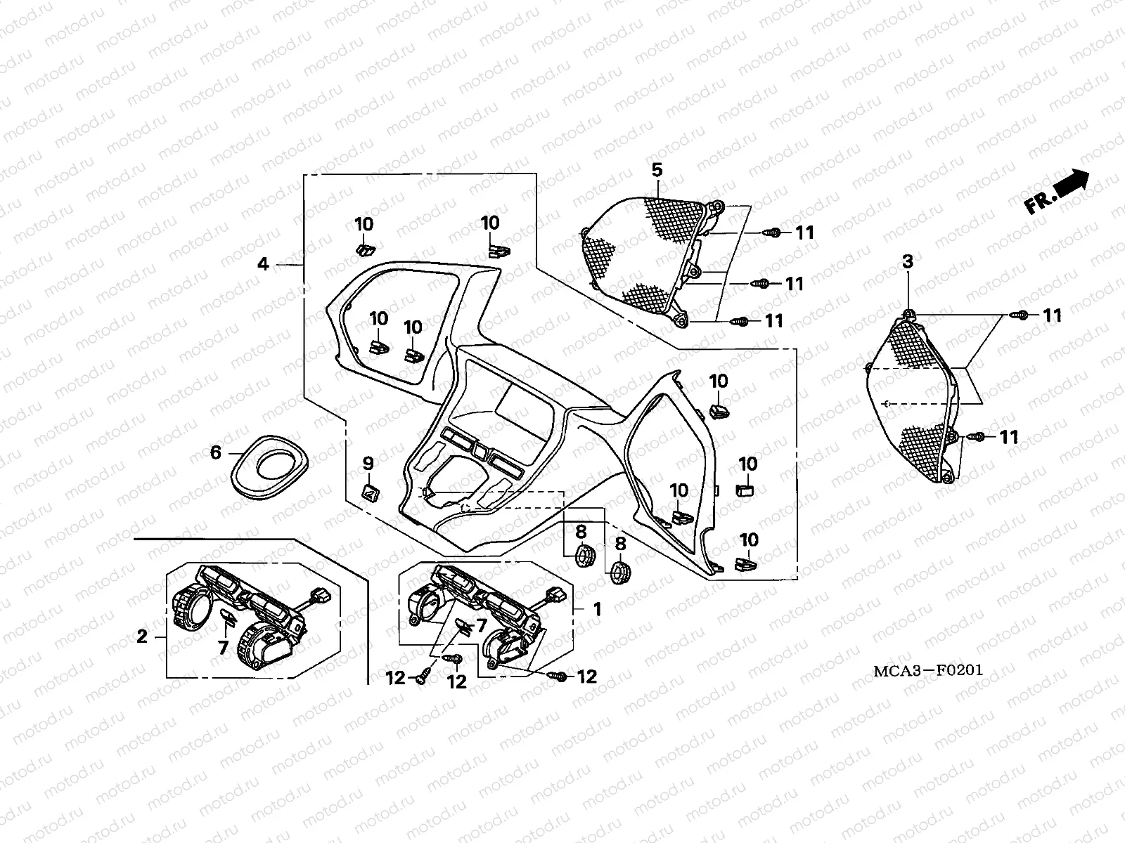 F-2-1 METER PANEL (GL18006/7/8)