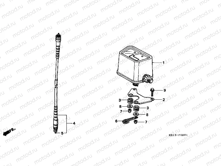 F-2-1 SPEEDOMETER (CM)