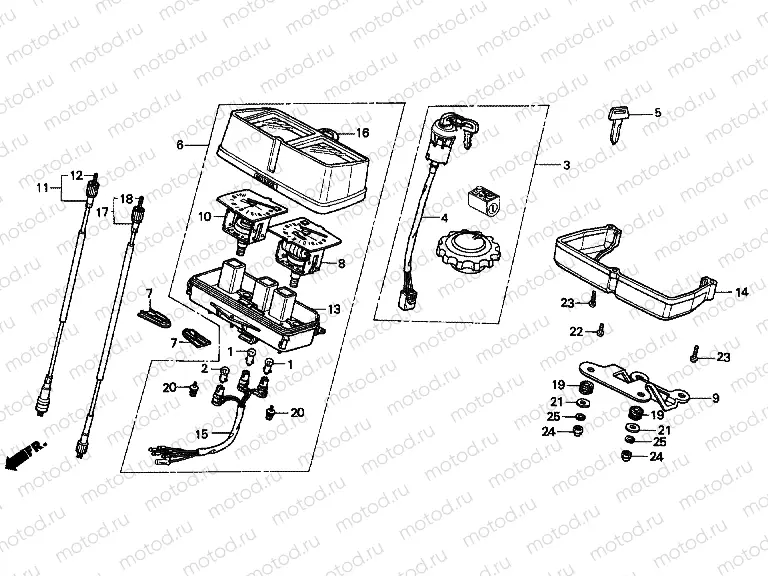 F-2-1 SPEEDOMETER (E / U)