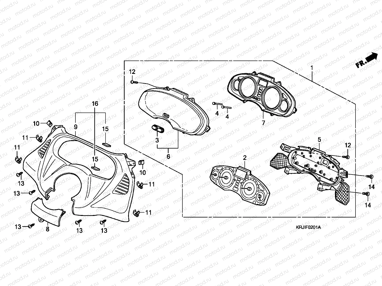F-2-1 SPEEDOMETER (FES1257/A7)(FES1507/A7)
