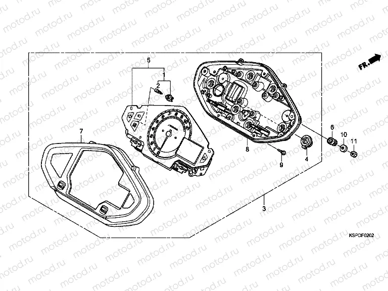 F-2-2 METER (CBF150MB / MC)