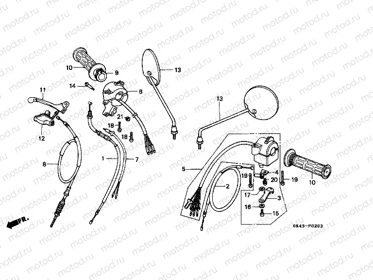 F-2-2 SWITCH / ARM / CABLE (C50J / N)