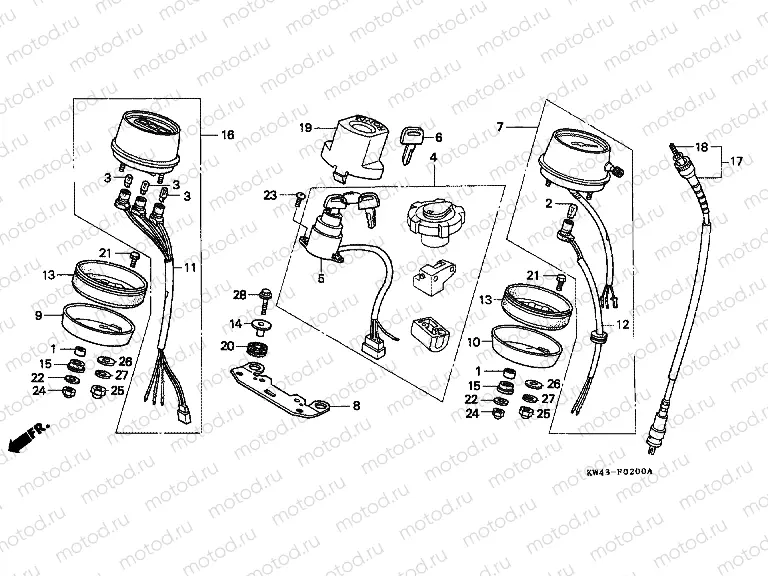F-2 GAUGE / KEY KIT