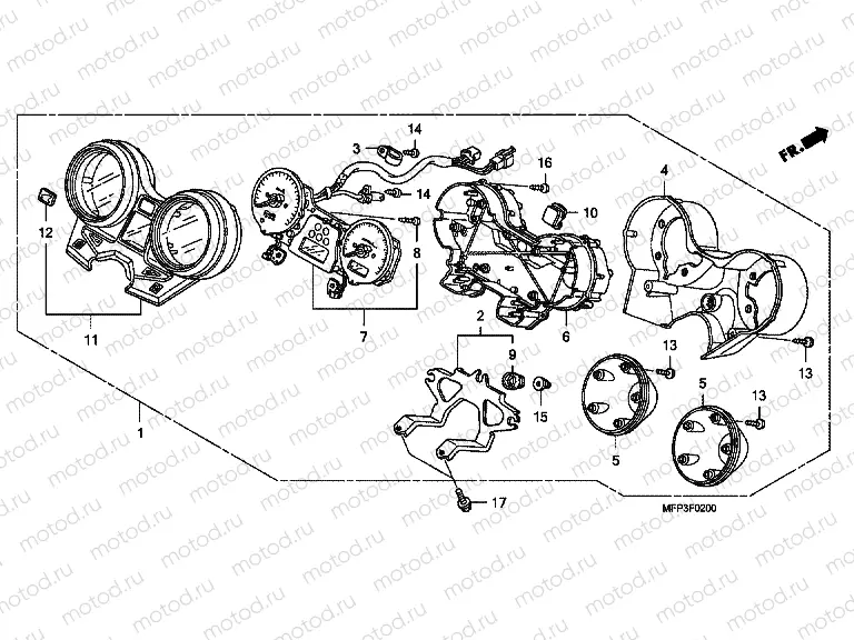 F-2 METER (CB1300 / CB1300A)