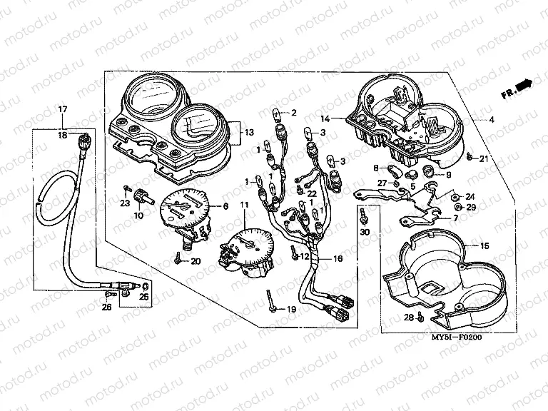 F-2 METER (CB500)