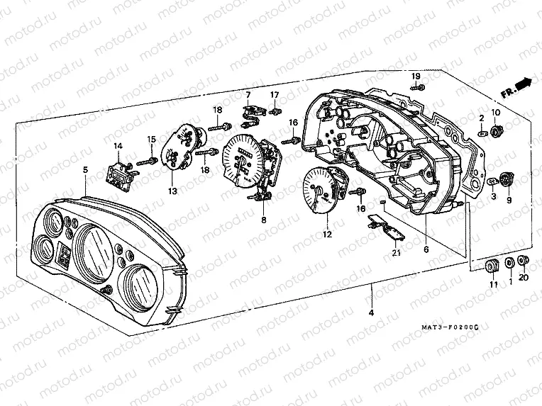 F-2 METER (V / W / X / Y)