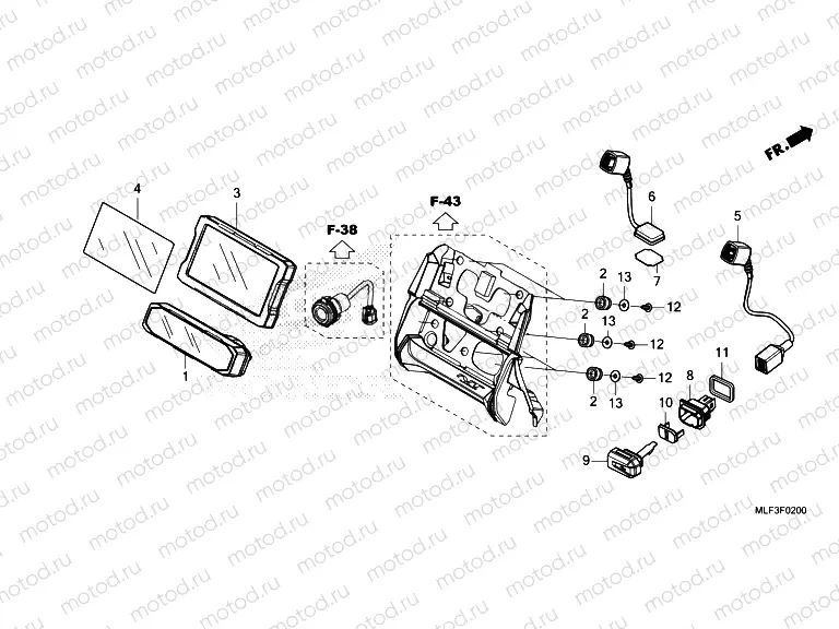 F-2 METER/GPS ANTENNA