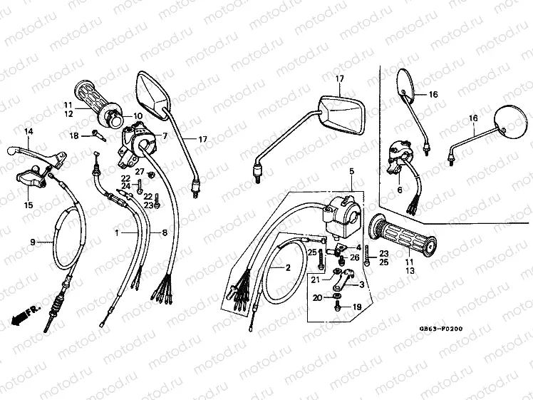 F-2 SWITCH / ARM / CABLE