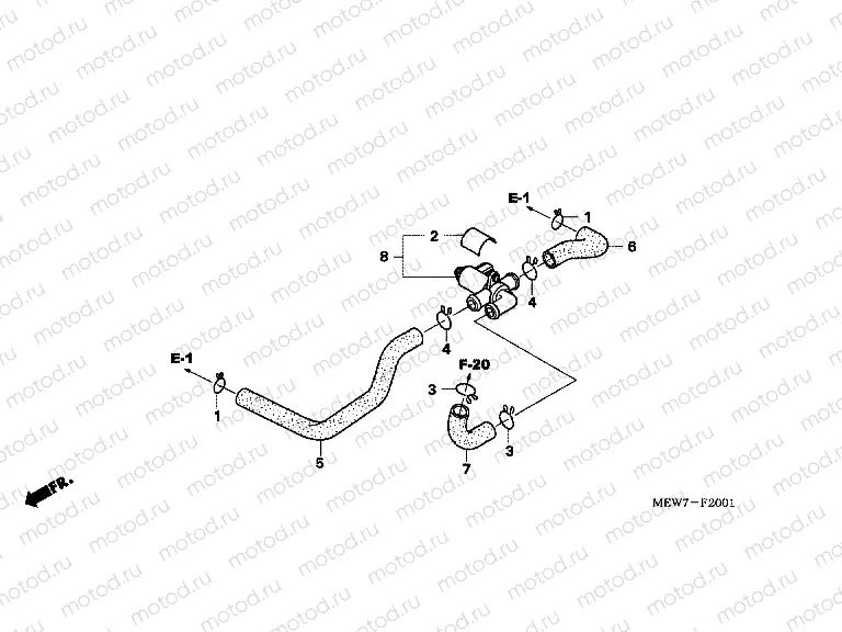 F-20-1 AIR CHARGER COMPRESSOR VALVE