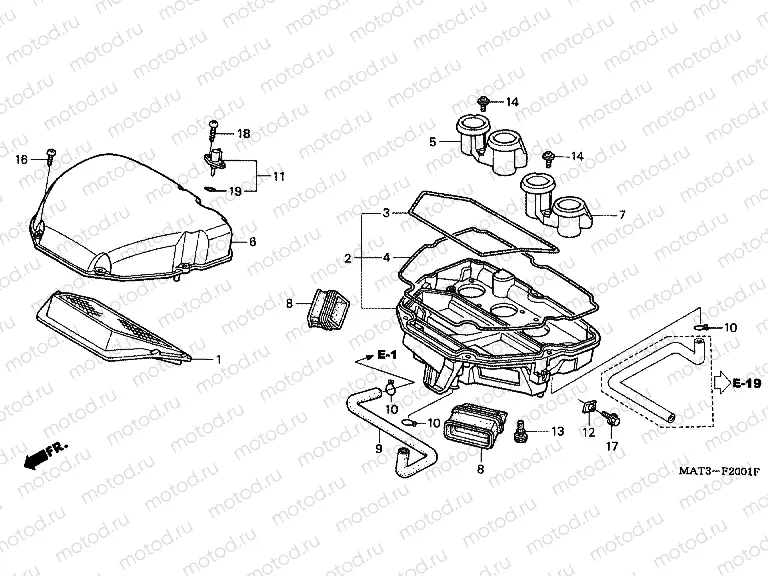 F-20-1 AIR FILTER (X / Y / 1/2/3/4)
