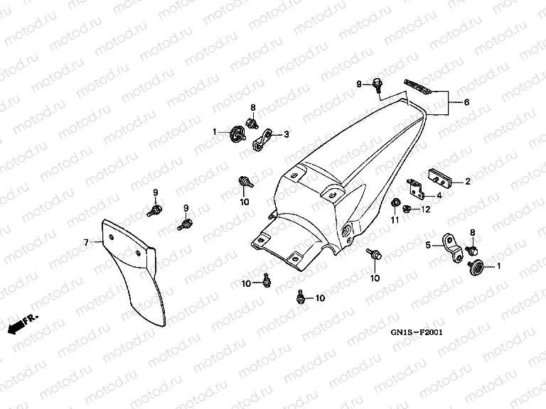 F-20-1 REAR FENDER (2)