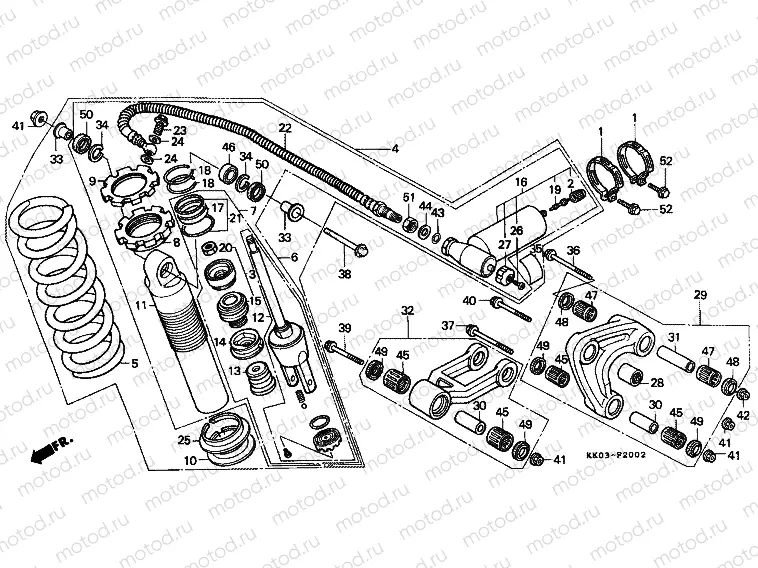 F-20-2 REAR SHOCK ABSORBER (3)