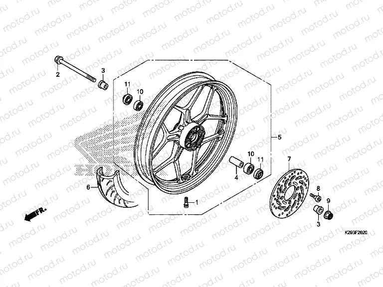 F-20-20 FRONT WHEEL