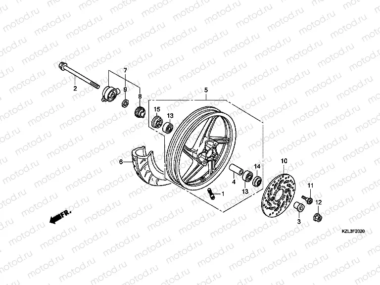 F-20-20 FRONT WHEEL