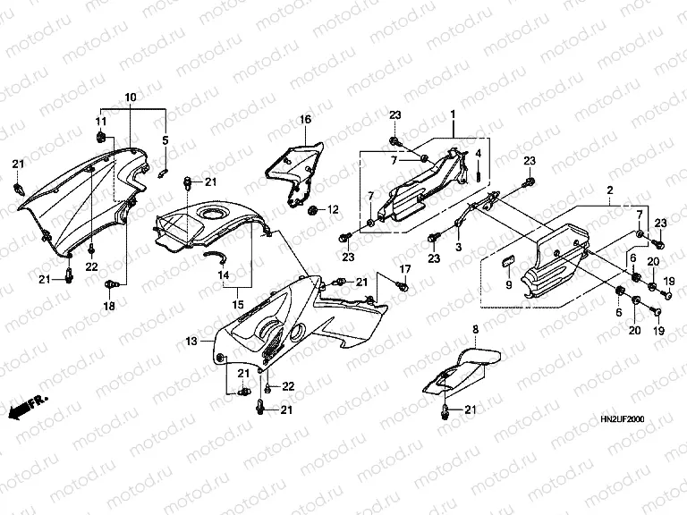 F-20 BODY COVER