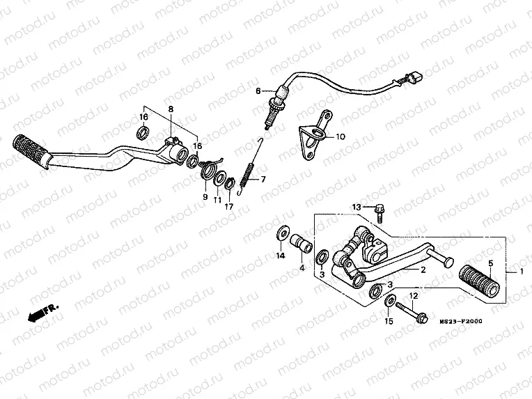 F-20 BRAKE PEDAL / PEDAL REPLACEMENT