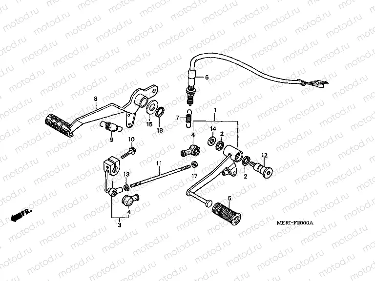 F-20 BRAKE PEDAL / PEDAL REPLACEMENT