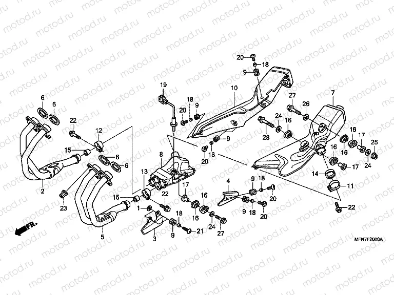 F-20 EXHAUST DRUM