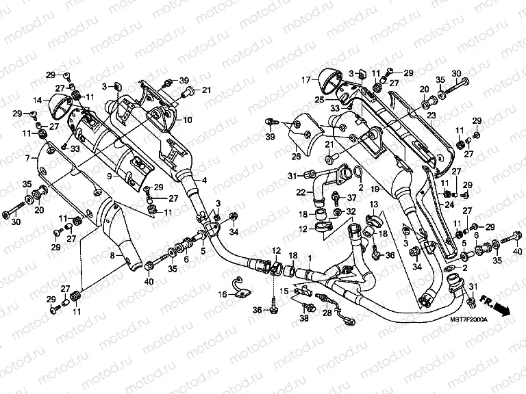 F-20 EXHAUST DRUM