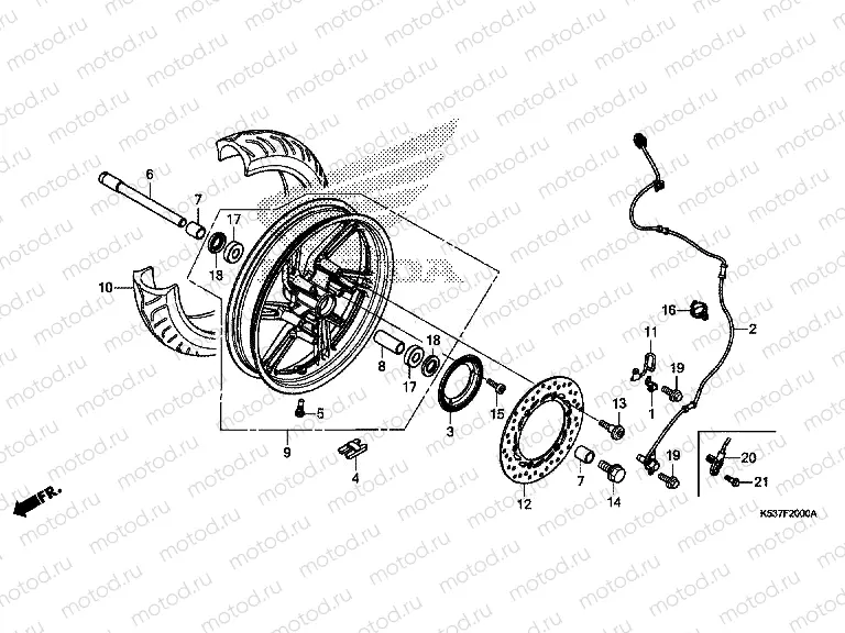 F-20 FRONT WHEEL