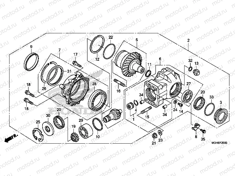 F-20 MAIN GEAR DRIVE GEAR