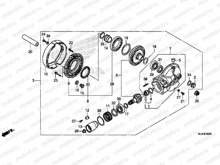 F-20 MAIN GEAR DRIVE GEAR