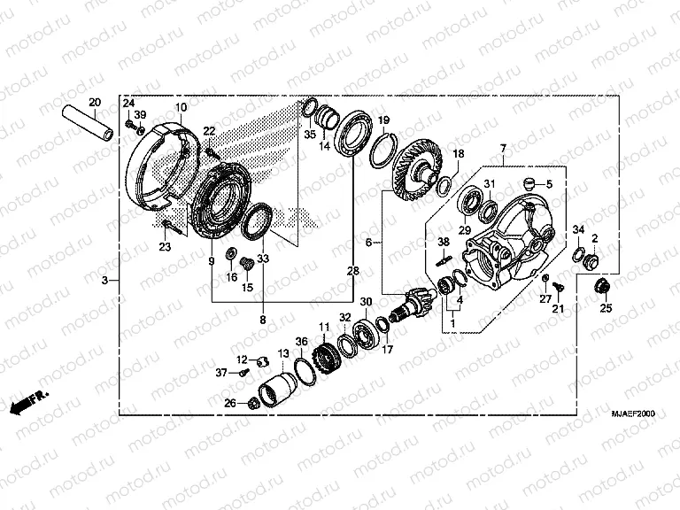 F-20 MAIN GEAR DRIVE GEAR