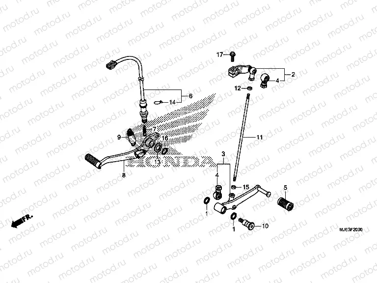 F-20 PEDAL