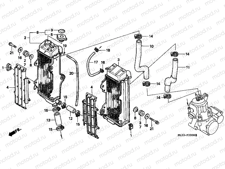 F-20 RADIATOR
