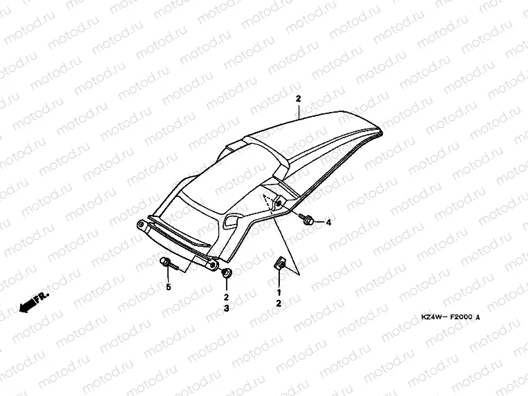 F-20 REAR FENDER