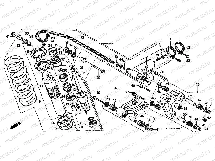 F-20 REAR SHOCK ABSORBER (1)