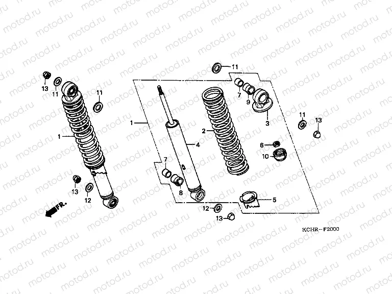 F-20 REAR SHOCK ABSORBER