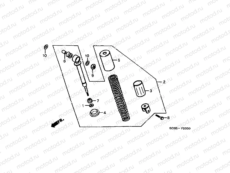 F-20 REAR SHOCK ABSORBER