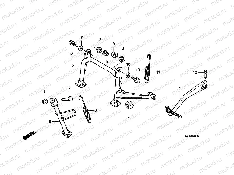 F-20 SUPPORT / BUMPER PEDAL