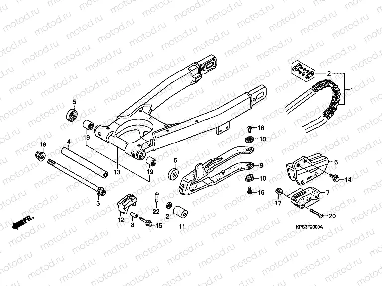 F-20 SWING ARM / CHAIN ​​CABINET